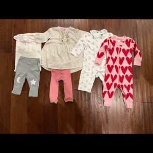 Baby girl clothes bundle Size 3-6 Months